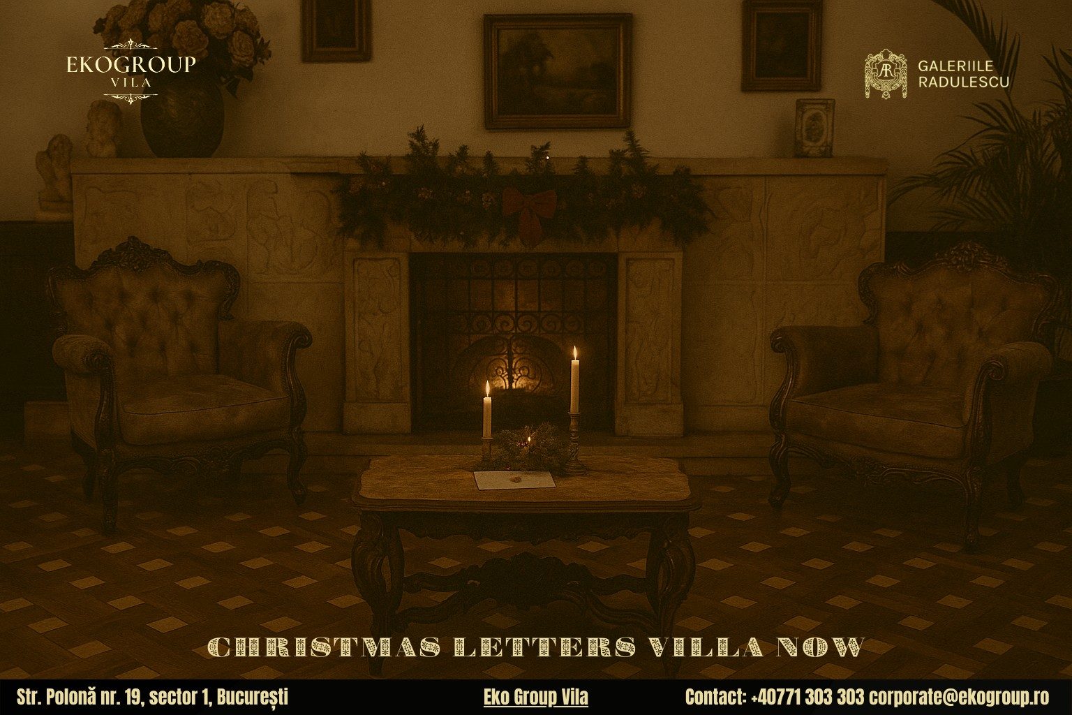 Scrisoare de Crăciun în epoca interbelică: evocarea Crăciunului anilor ’30 la Eko Group Vila